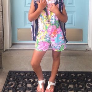 Lily Pulitzer Target Girls Romper 5T Nosey Posey